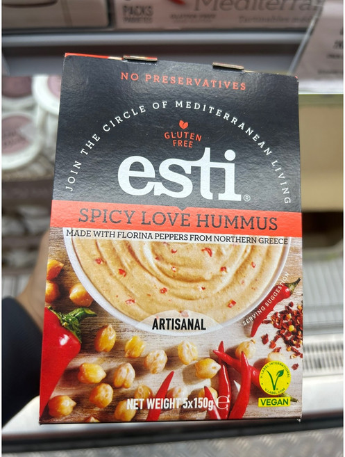 ESTI 스파이시 러브 후무스 750g (150g X 5개입) / 그리스, 150g, 5개
