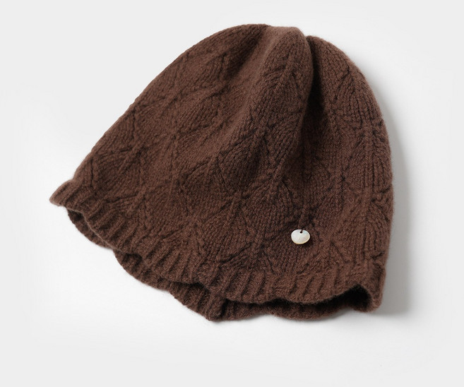 젬버트 데일리 예쁜 겨울 따뜻한 울 꽈배기 비니 모자