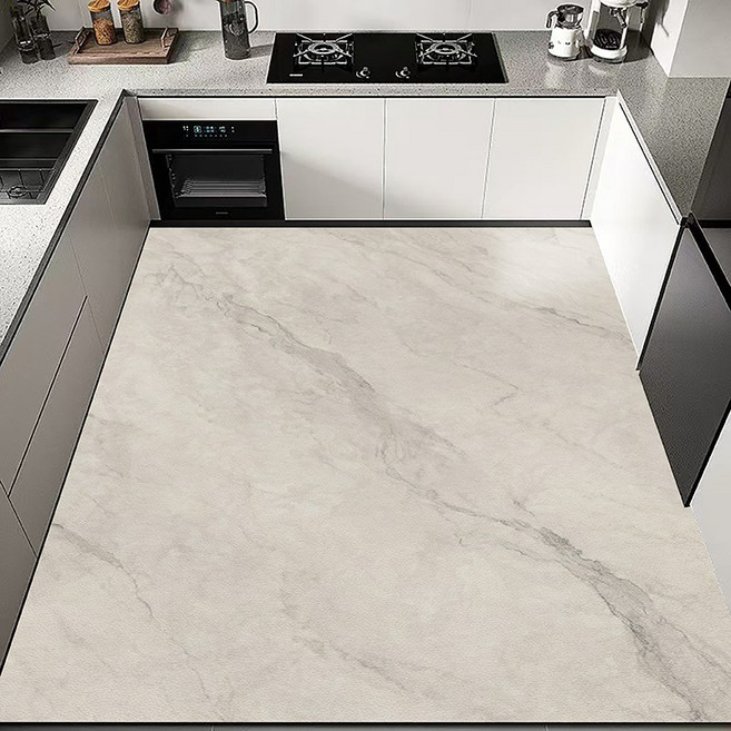 옌타 러그 주방매트 규조흙 방수매트 싱크대발매트 욕실 러그 발매트, 1개, 카키색