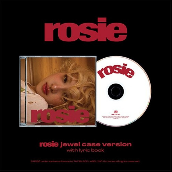 [JEWEL] [ROSE] 블랙핑크 로제 ROSE first studio album rosie / 로제의 첫 번째 정규 앨범 rosie / 2024년 12월 6일 발매