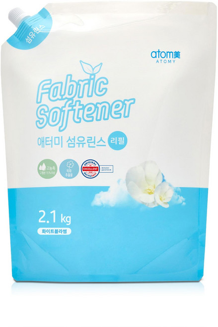 애터미 섬유린스 리필 2.1kg x2개, 2개