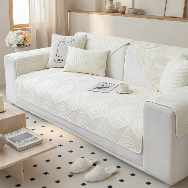 HOMEY NEST 사계절 순면 소파패드 논슬립 고밀도패드 촉감좋은 매트 통세탁 알레르기 방지 2 3 4인용 MSFD-480