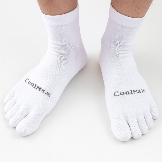 [3컬레] 런토 마라톤 러닝 고급 쿨맥스 발가락양말