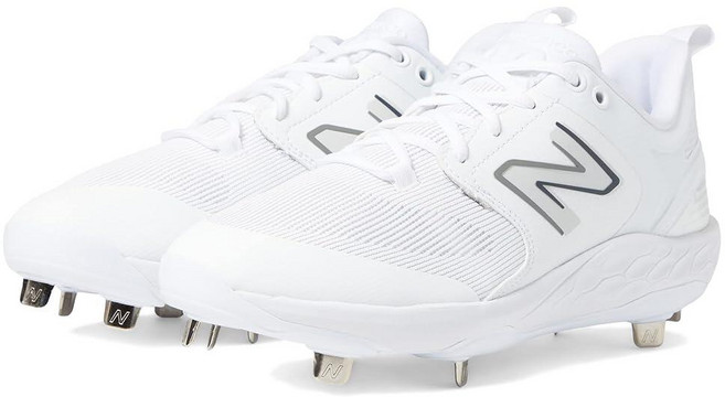 뉴발란스 New Balance 남성용 프레시 폼 X 3000 V6 메탈 야구화 펄/화이트 16 M 230205