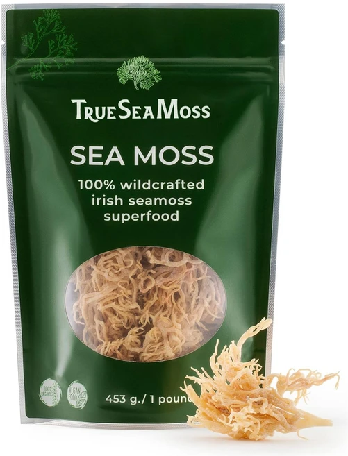 Trueseamoss 유기농 바다 이끼 박재범 건강 스무디 재료 453그램, 453g, 1개 - 쿠팡