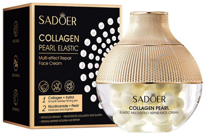 SADOER 膠原蛋白修護霜 乳霜 保濕 緊緻 70g, 1個