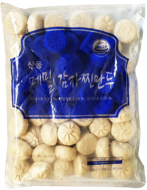 나래 산동 메밀감자찐만두 1500g, 1.5kg, 1개