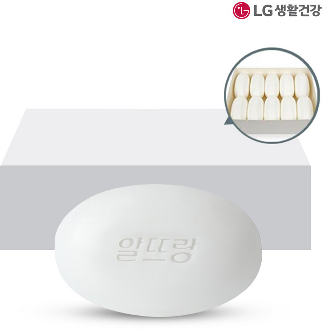알뜨랑 세면비누 화이트, 130g, 10개