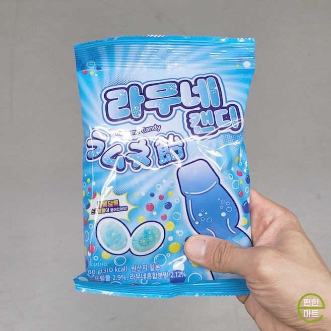 라무네 캔디, 80g, 3개