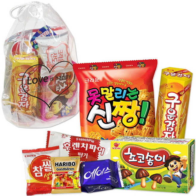 행복장바구니 과자세트, 41.행복주머니A, 1개