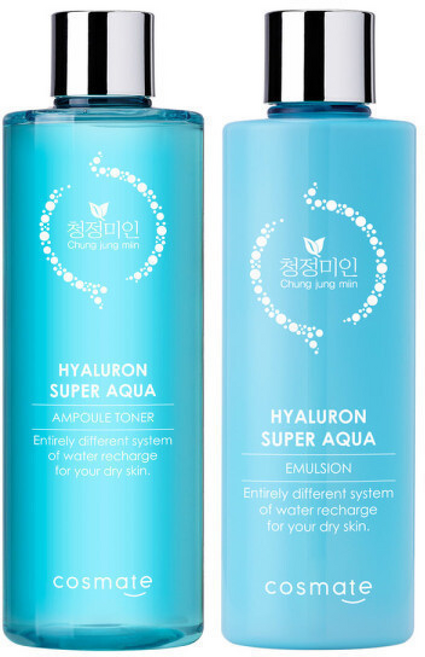 청정미인 히아루론 약산성 앰플토너 +에멀전 / 여성 스킨로션 대용량 수분 보습, 1개, 420ml