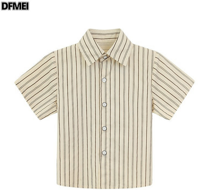 DFMEI 男童西裝馬甲套裝短款風兒童禮服學生五一校園活動比賽表演服