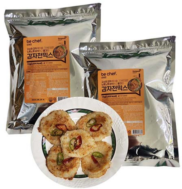 감자전 믹스-1kg(업소전문용) 감자전, 1개, 1kg