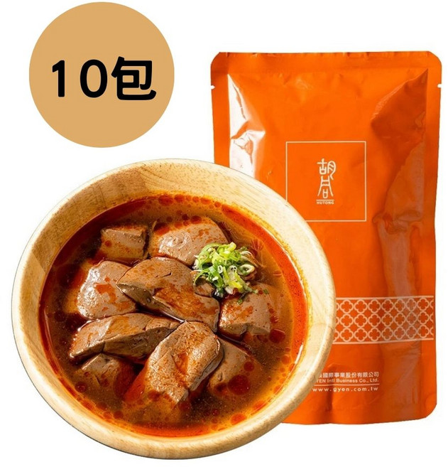 胡同 麻辣鴨血, 100公克, 10