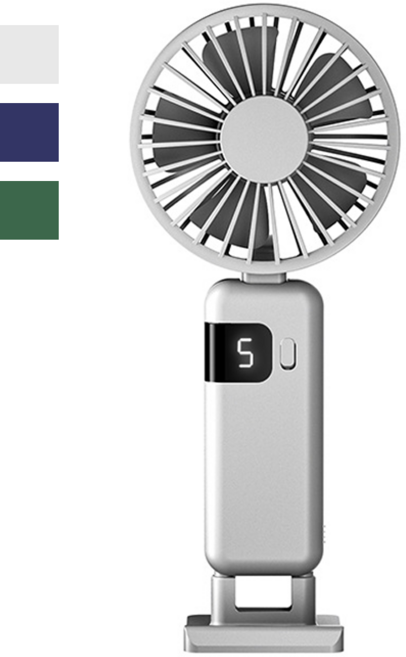 NUNUHANA 휴대용 목걸이형선풍기 미니 무소음 usb 선풍기 W09, 화이트