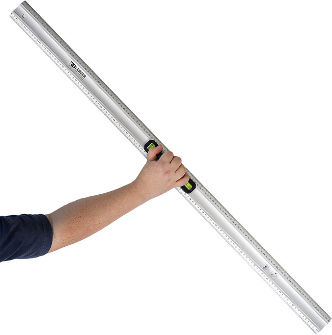 알루미늄자 전기기능사자 재단자 정밀 시공 손잡이자, 1200mm (120cm), 1개