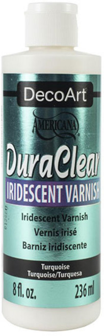 공예몰 데코아트 아메리카나 듀라클리어 이리데센트 바니쉬 Turquoise 8oz Iridescent varnish