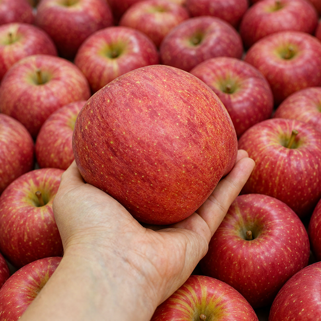 [오늘만행사가격] 충주 꿀터지는 아삭이 햇 부사 사과 10KG 대과, 1박스