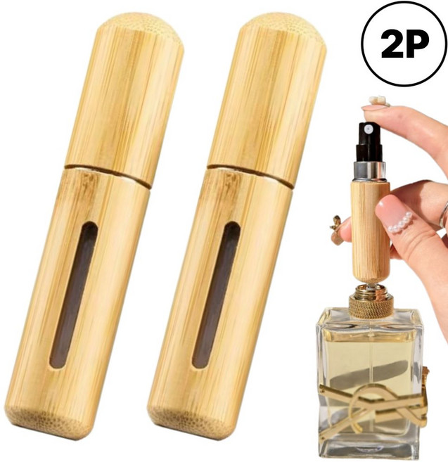 브라이프 1초리필 트라발로 펌핑식 충전 향수 공병, 1개, 8ml + 8ml