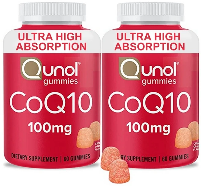 큐놀 코큐텐 코엔자임Q10 Qunol gummies coq10 100mg 구미 젤리 60개, 1개, 60정 - 쿠팡