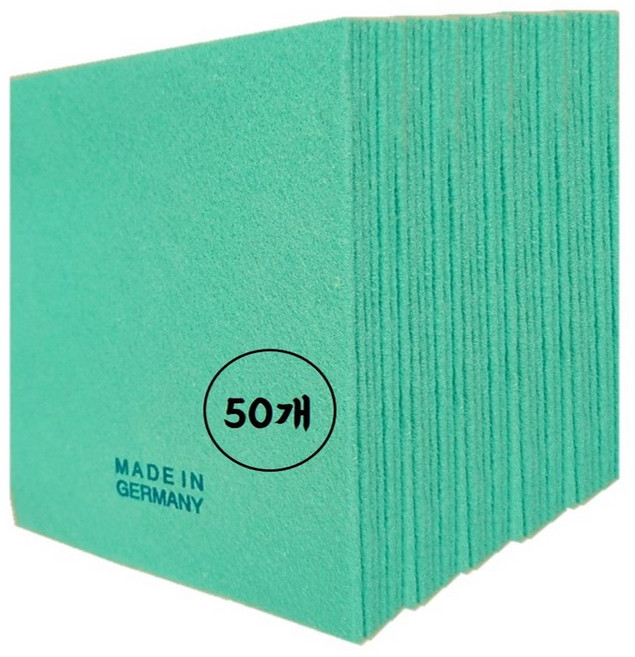 하트민 대형 부직포행주 삼색 독일행주 38cm, 50개