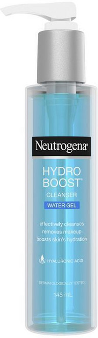호주 뉴트로지나 Neutrogena Cleanser Water Gel 하이드로 부스트 클렌저 워터 젤, 1개, 145ml