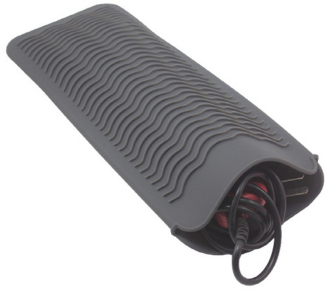 실리콘 고대기주머니 여행 휴대용 수납주머니 받침대 패드