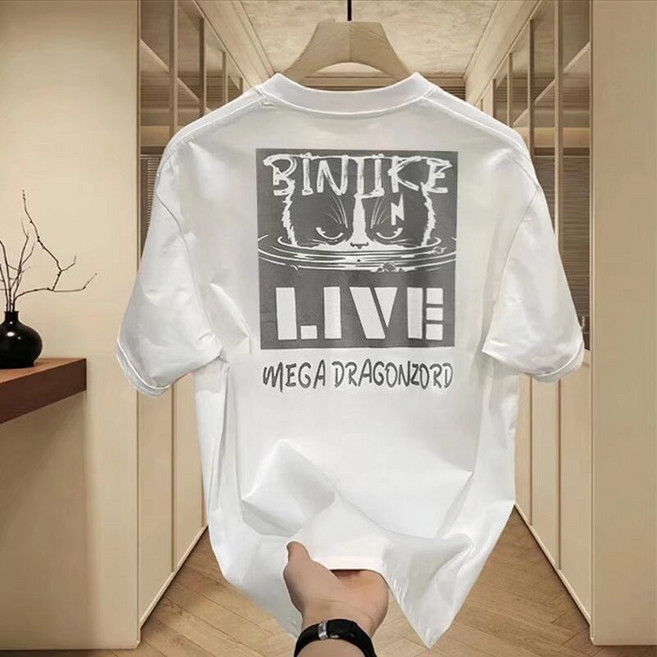 BINIKE LIVE 印花短袖T恤