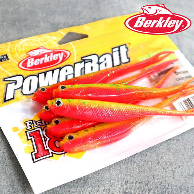 버클리 저크쉐드 5인치 광어 다운샷 웜, 1개, 60g, 차트핑크UV