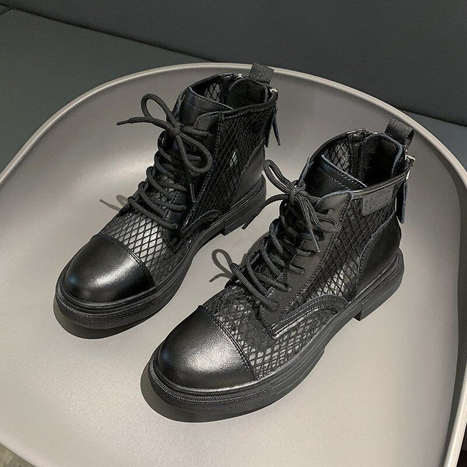 여름 펀칭 부츠 자녀 메쉬 숏 부츠 다소미얼 0623YD005