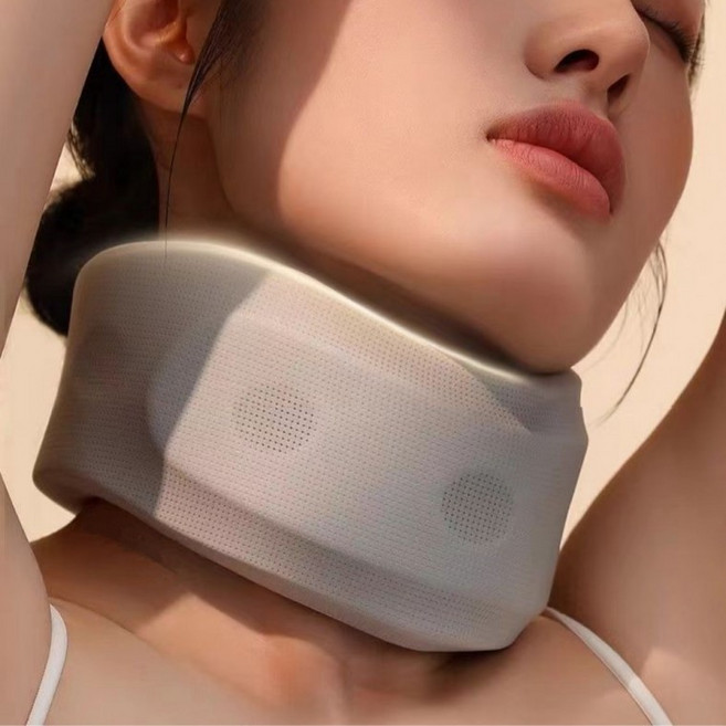 메모리폼 통풍 메쉬 목보호대 거북목 일자목 경추보호 목베개, 1세트