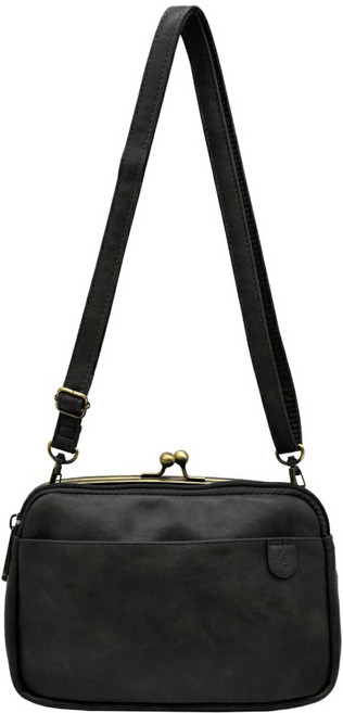 Legato Largo 口金肩背包 附錢包功能, 黑(BK)