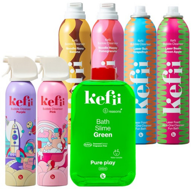 버블클렌저 200ml 2종 + 300ml 4종 + 배쓰 슬라임 540ml 1개, 200ml(핑크+퍼플)+300ml4종+슬라임오렌지, 1