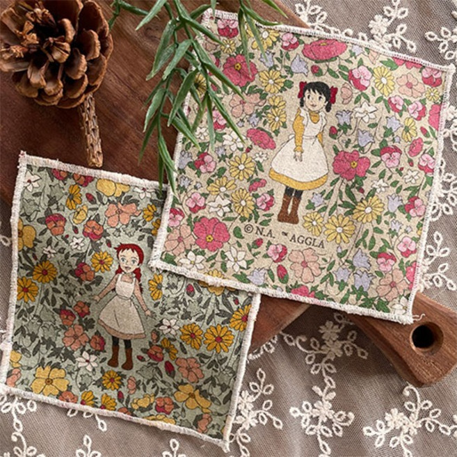 빨간머리앤 원단11 11수 코튼린넨 데이지플라워 4종 반마 E1, 민트 36-653, 1개