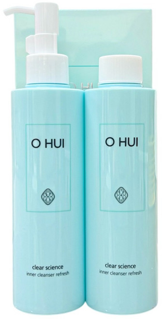 아트박스/오휘 오휘 클리어 사이언스 이너클렌저 리프레쉬 200ml+2개, 200ml, 2개