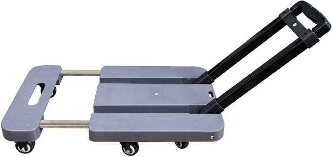 GWT-250 便攜折疊手推車 6輪 250kg, 灰色, 1個