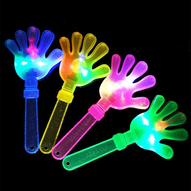 拍拍手 LED 拍手器 演唱會 造勢用品, 1個, 發光手拍 隨機色