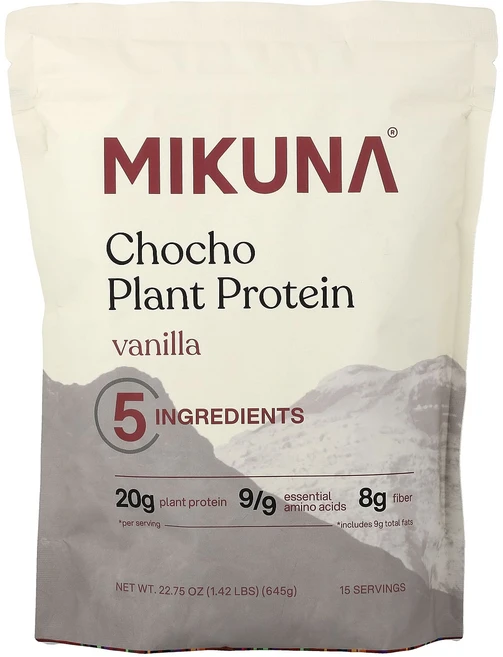 프리미엄상품 MIKUNA Chocho 식물성 단백질 분말 바닐라 맛 645g(1.42lb) 끝내주게잘나가는상품, MIKUNAChocho식물성단백질분말바닐라맛645g14, 645g, 1개 - 쿠팡