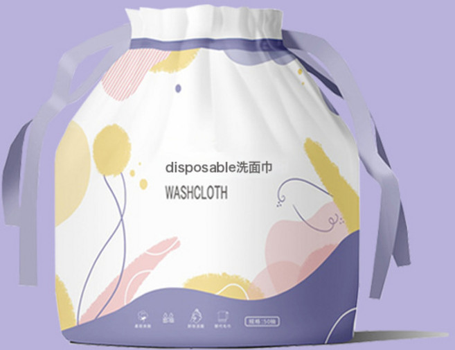 DFMEI 一次性洗臉巾加大加厚柔巾不掉絮擦臉毛巾家用壁掛式洗面潔面巾, 1個, 加厚珍珠紋 20*20cm 卷裝160g:如圖