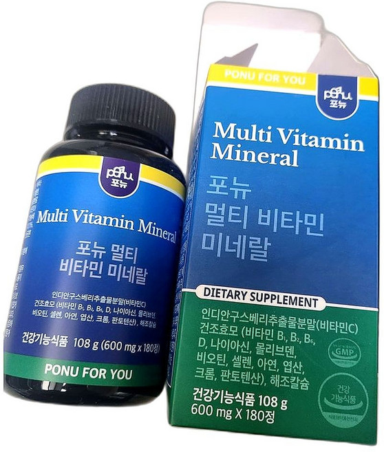 임산부 추천 종합 비타민 영양 보충 멀티비타민 고함량 건강식품 180정 4개, 108g