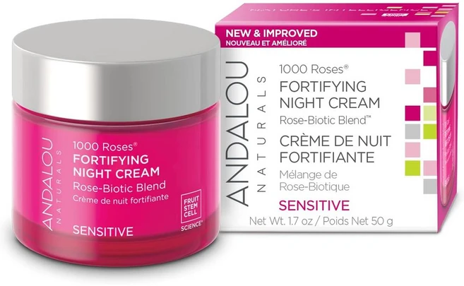 Andalou 안달루 1000 로즈 포티파잉 나이트 크림, 1개, 50g - 쿠팡
