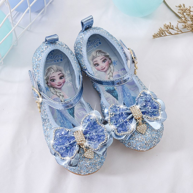 엘사 프린세스 슈즈 여아 크리스탈 슈즈