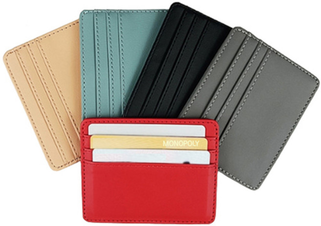 교통카드지갑 명함 홀더 미니 슬림 남자 여자 케이스