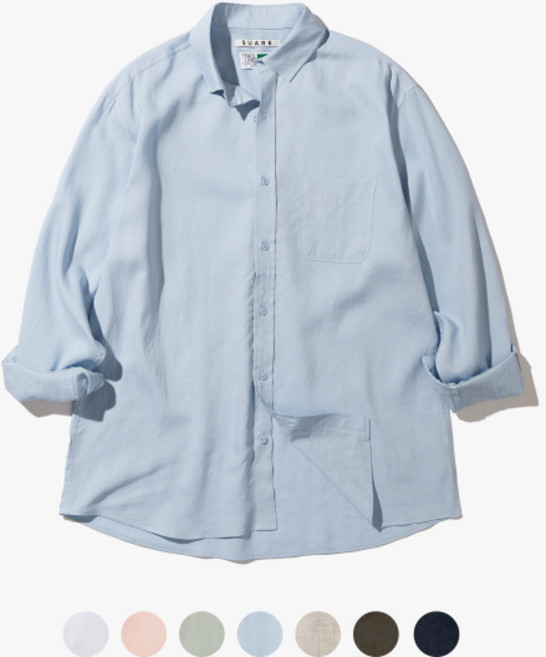 [국내정품] 수아레 셔츠 블라우스 WOMEN [알로하 PICK](우먼)텐셀 린넨 캐주얼핏 - 7 COLOR 109383