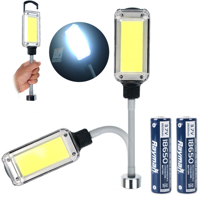 레이맨 RJ07 작업등+리튬 배터리 세트 COB LED 자석 플렉시블, 본체+배터리5200세트, 1개