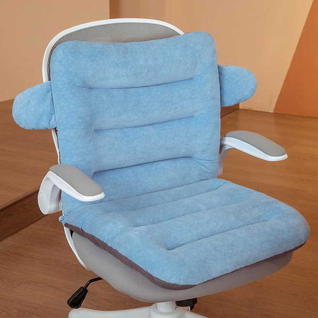 두꺼운 사무실 방석 사계절 공용 방석 쿠션 일체형 겨울 컴퓨터 의자 쿠션 의자 쿠션 미끄럼 방지