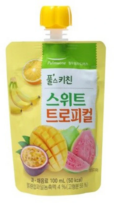 풀무원 풀스키친 스위트 트로피컬 과채음료 100ml 10개 어린이음료 - 쿠팡