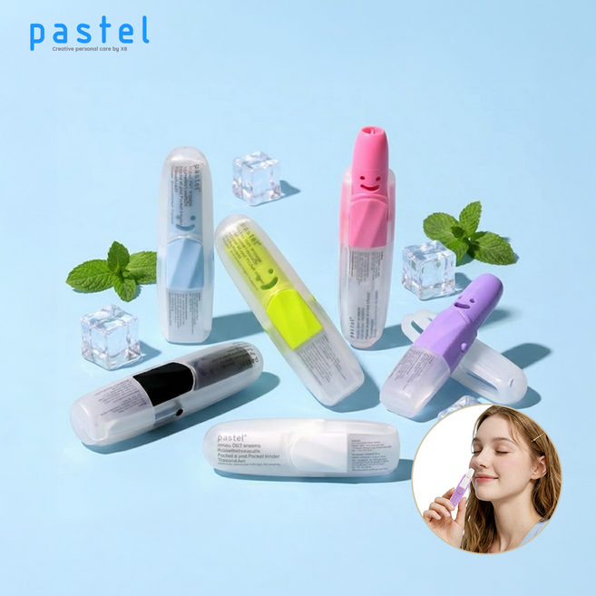 파스텔 야돔 투명(유칼립투스X10배) 포켓 인헤일러 6개입 세트, 1세트