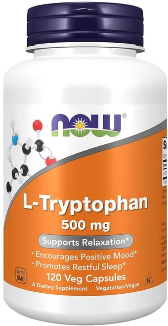 나우푸드 L-트립토판 500mg 캡슐 120정 - 쿠팡