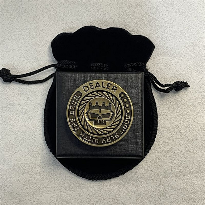 手推響幣 減壓玩具, 1個, 咖啡色大莊碼/下單關注送一個備用軸承